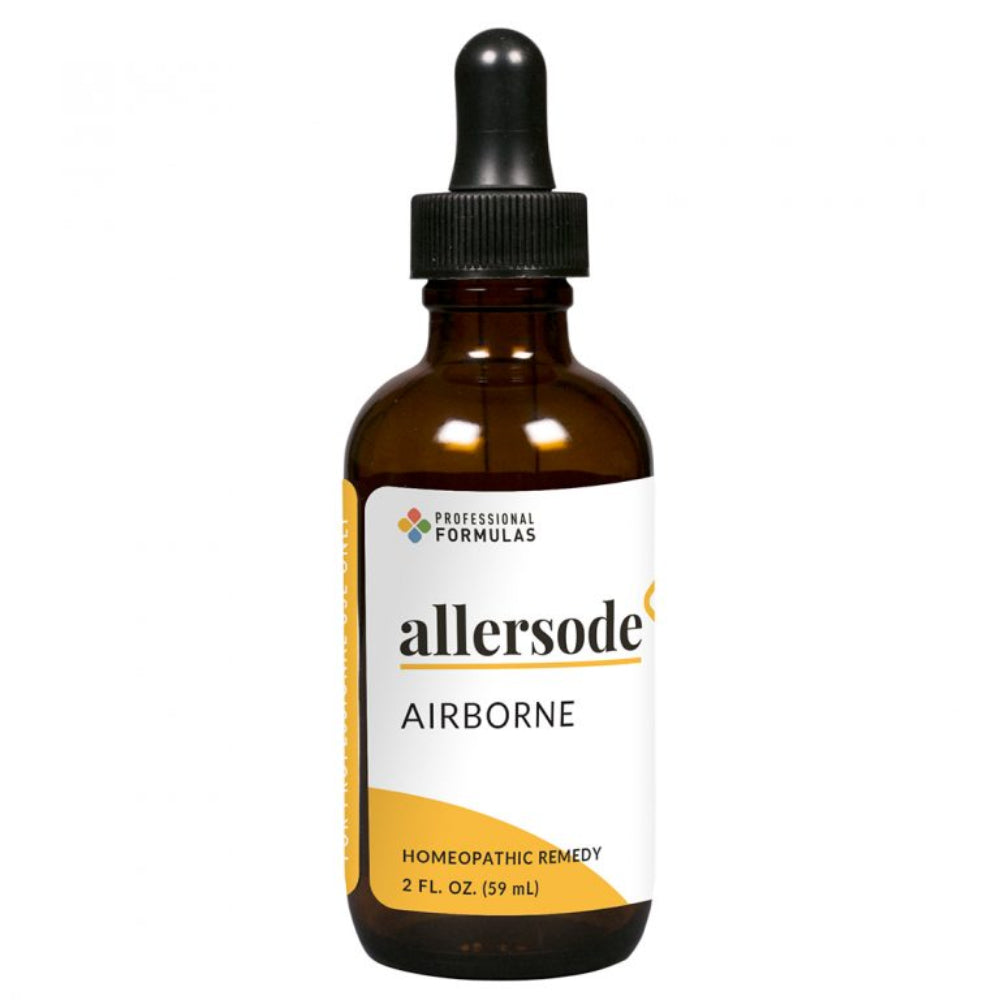 Allersode homeopathic allergy drops bottle by Professional Formulas - natural seasonal allergy relief