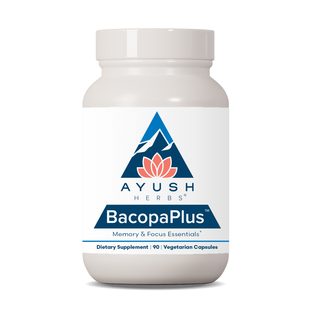 Bacopa Plus memory and cognitive support supplement bottle