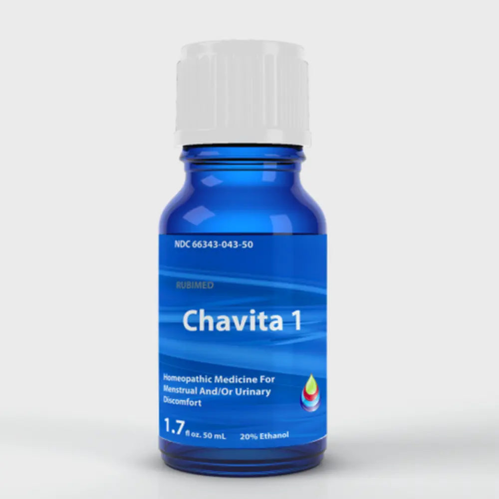 Chavita homeopathic drops bottle by Rubimed - natural vitality and energy support