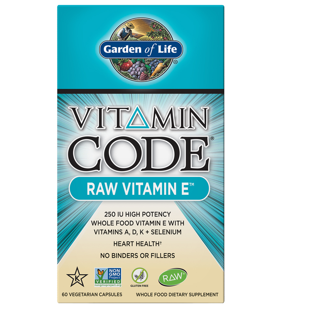 Vitamin Code RAW Vitamin E whole food supplement by Garden of Life
