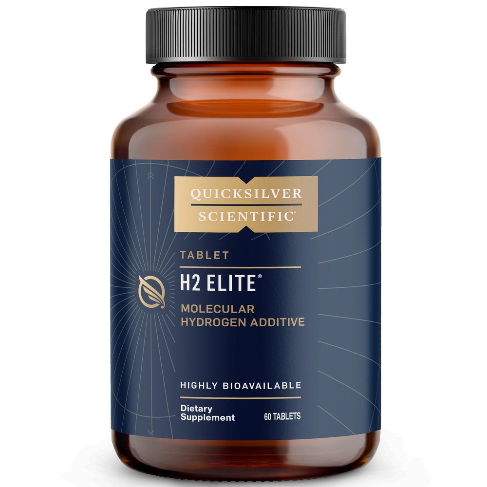 H2 Elite molecular hydrogen tablets for energy and detox by Quicksilver Scientific