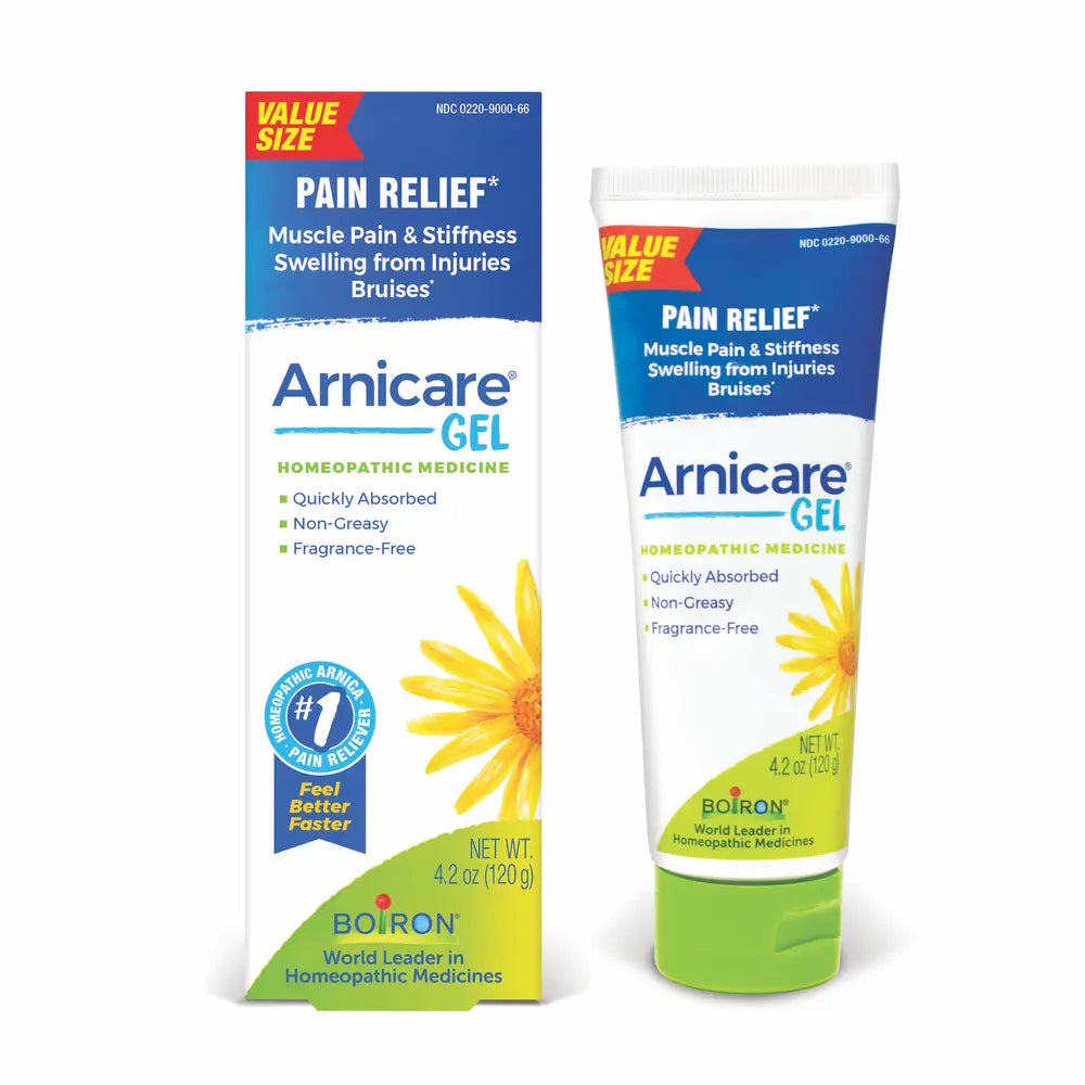 Arnicare Arnica Gel tube by Boiron - natural pain relief for muscles and bruises
