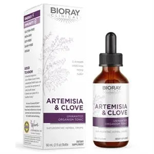 Artemisia & Clove herbal liquid supplement by BioRay - digestive cleanse formula