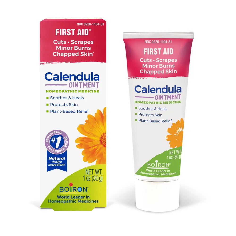 Calendula Ointment tube by Boiron - natural homeopathic skin healing cream