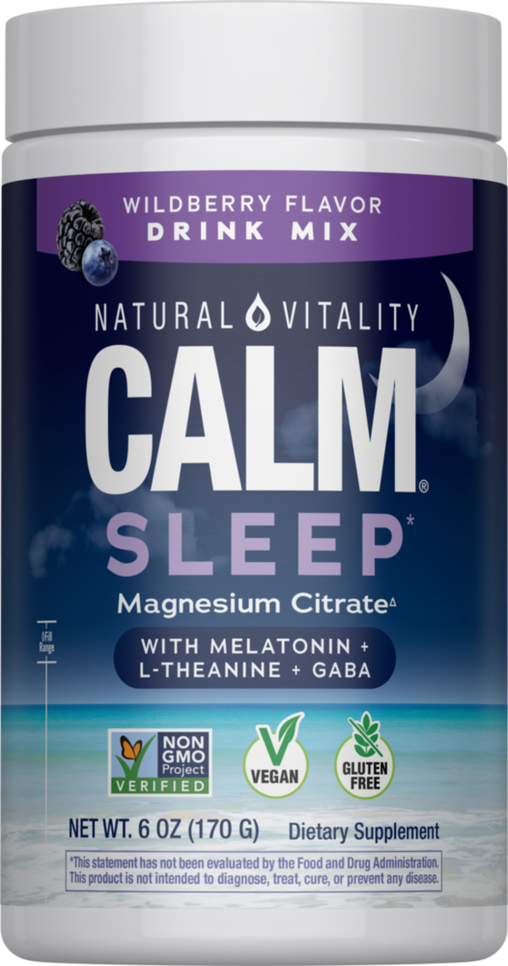 Natural Calm Calmful Sleep magnesium sleep aid powder by Natural Vitality