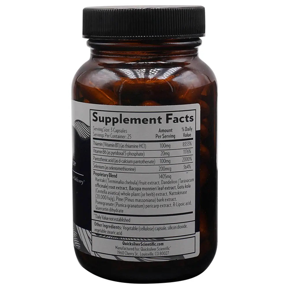 Clear Way Cofactors bottle by Quicksilver Scientific - liposomal detox support supplement