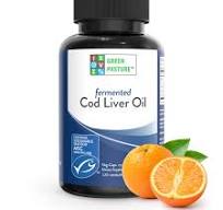 Fermented Cod Liver Oil bottle by Green Pasture - omega-3 vitamins A and D supplement