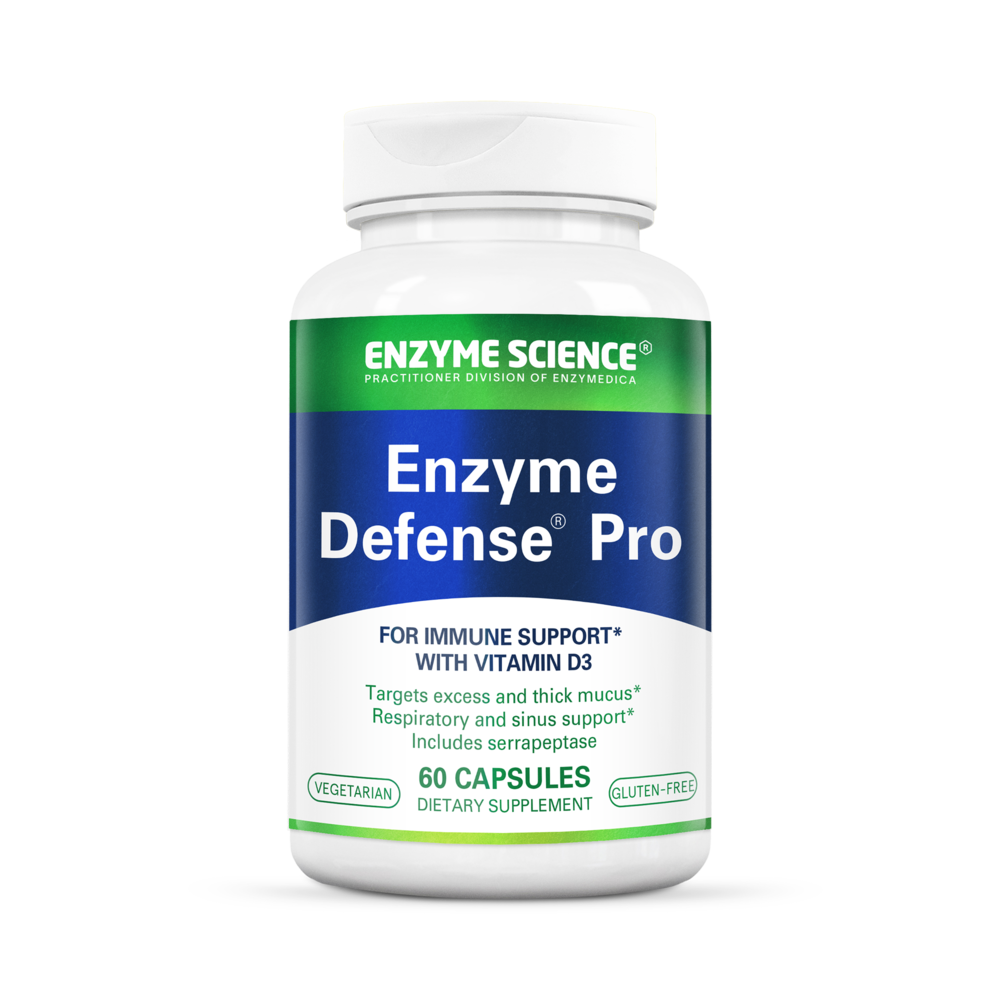 Enzyme Defense PRO professional systemic enzymes supplement bottle