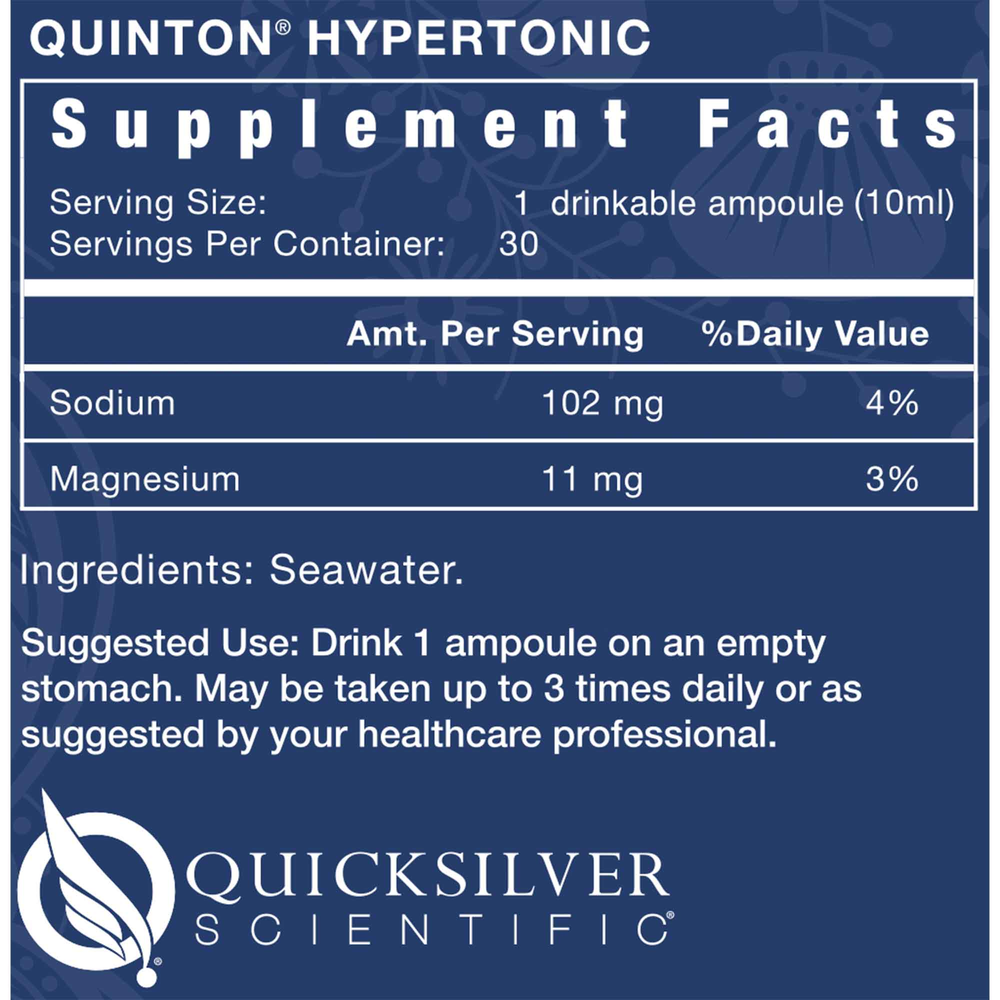 Original Quinton Hypertonic® Original Quinton