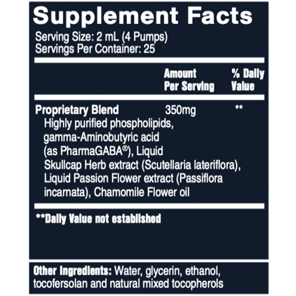 LipoCalm liposomal sleep formula bottle by Quicksilver Scientific