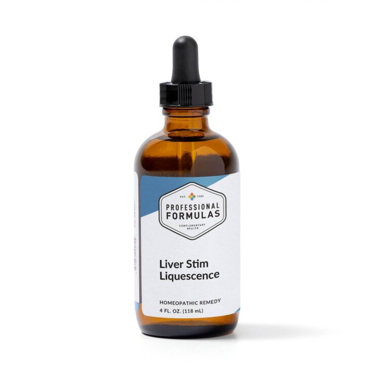 Liver Stim Liquescence liver support liquid formula bottle
