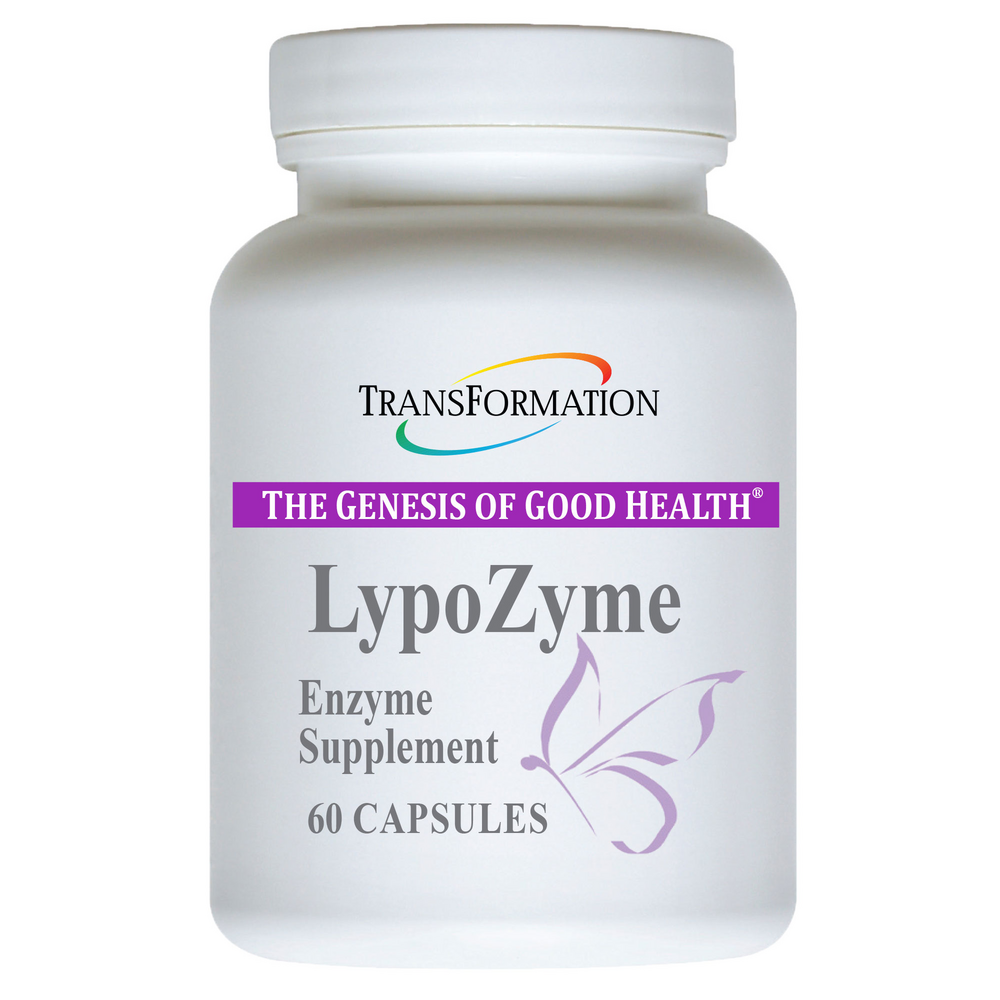LypoZyme fat digestion enzyme support supplement bottle