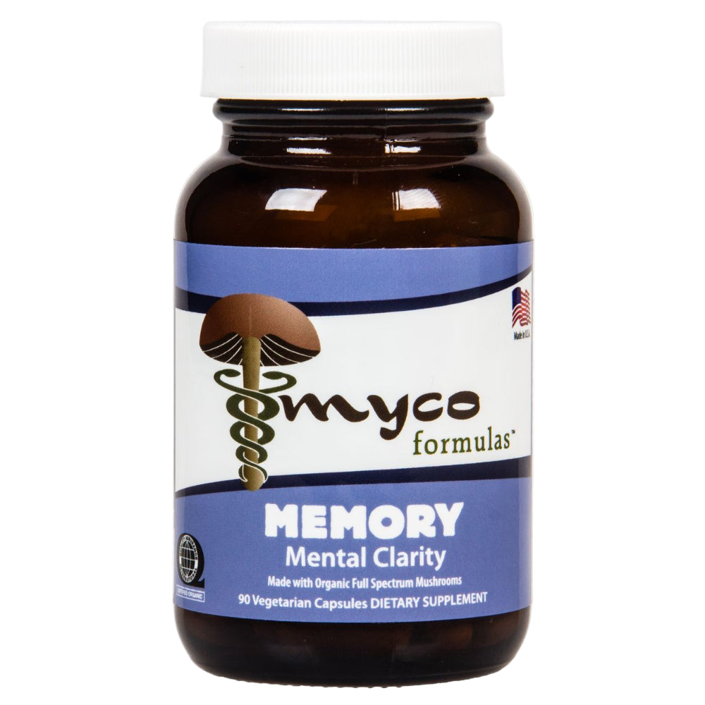 Memory organic Lion's Mane mushroom brain support supplement by MycoFormulas