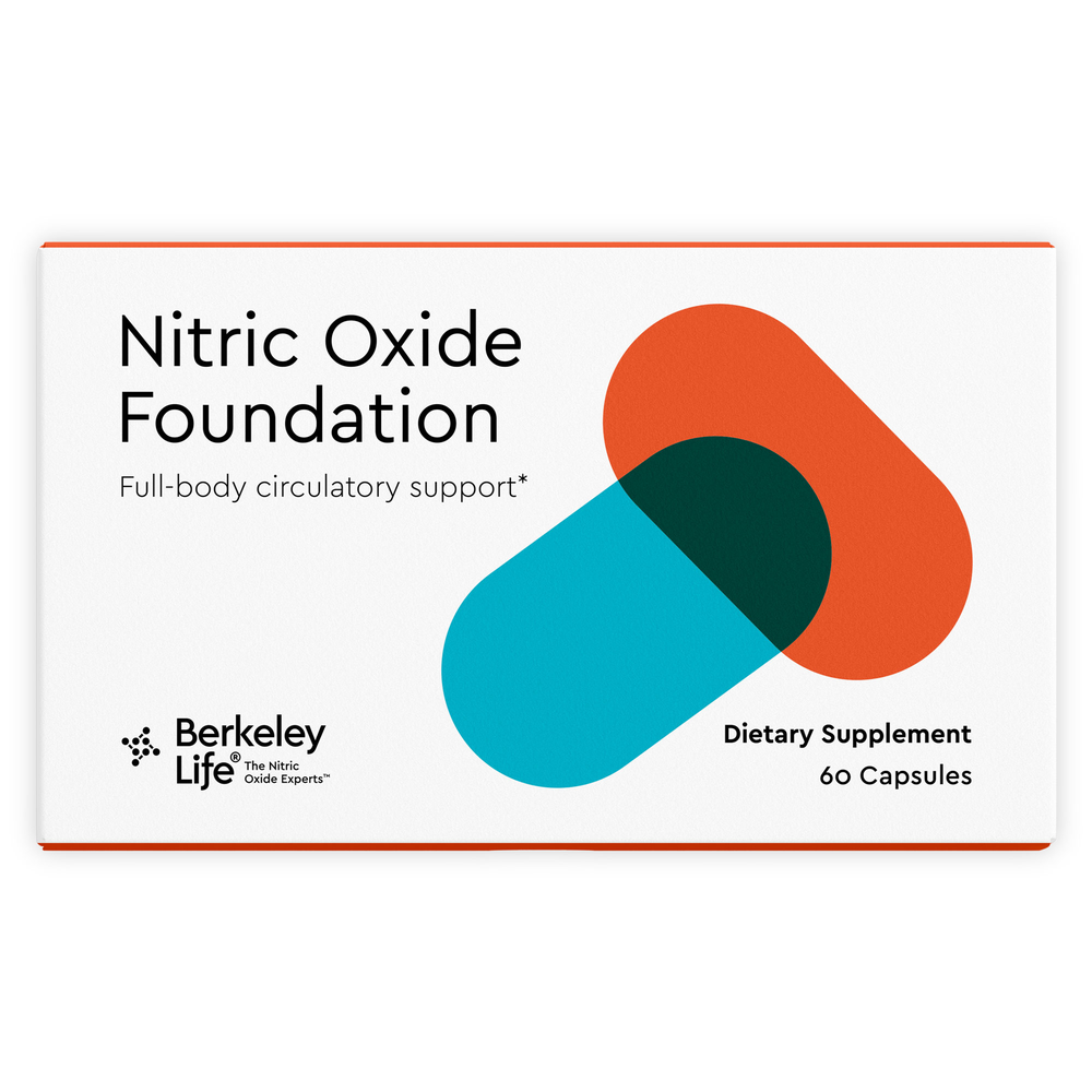 Nitric Oxide heart health and blood pressure support by Berkeley Life