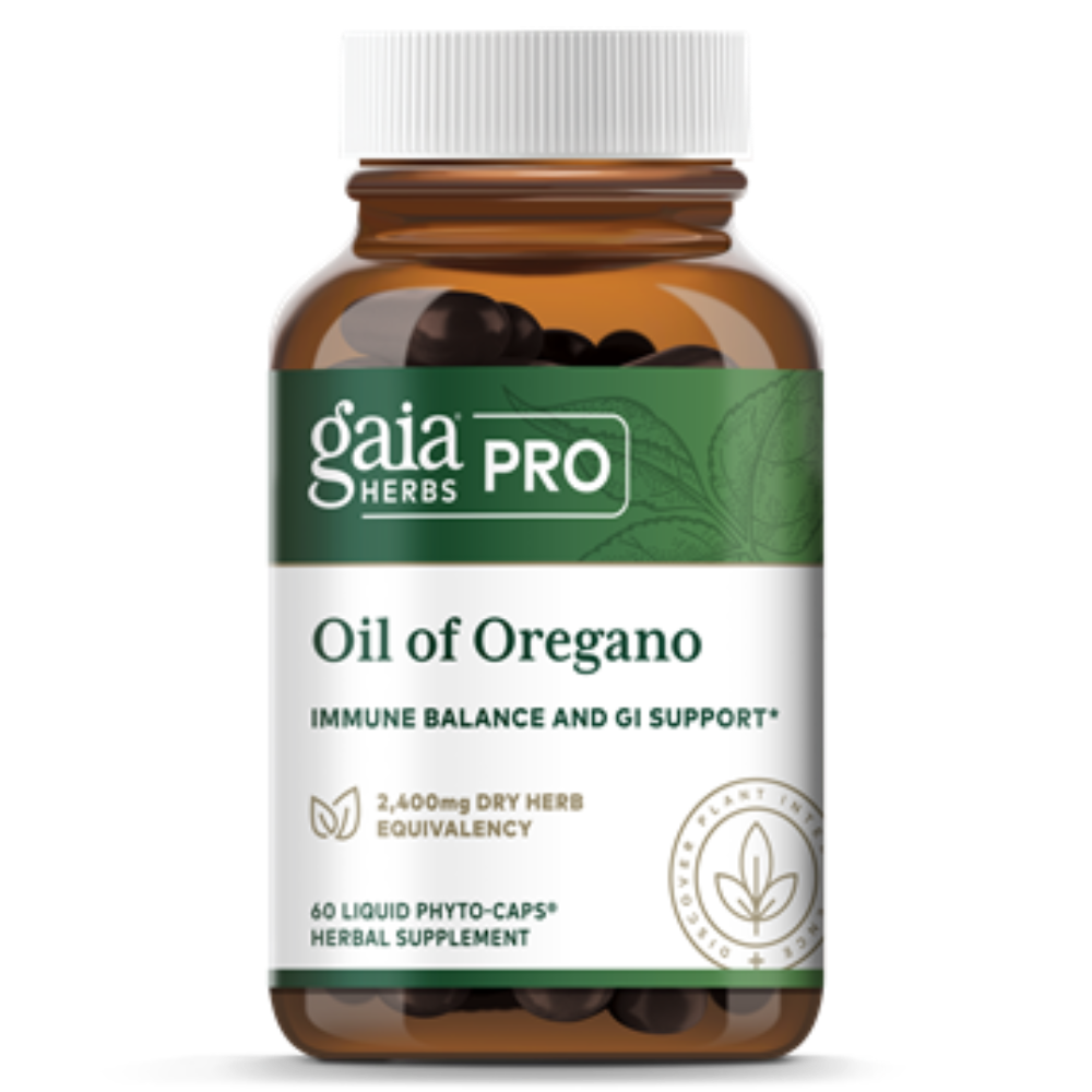 Oil of Oregano natural immune support supplement bottle