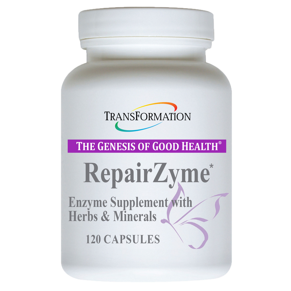 RepairZyme recovery enzyme support supplement bottle