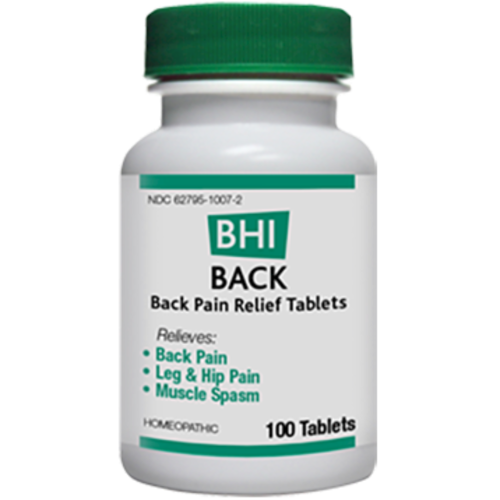 Back BHI homeopathic back pain relief tablets by Heel
