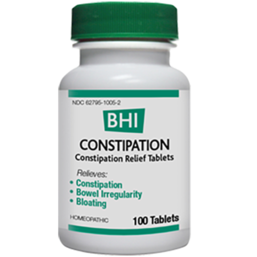 Constipation Relief BHI homeopathic bowel regularity tablets by Heel
