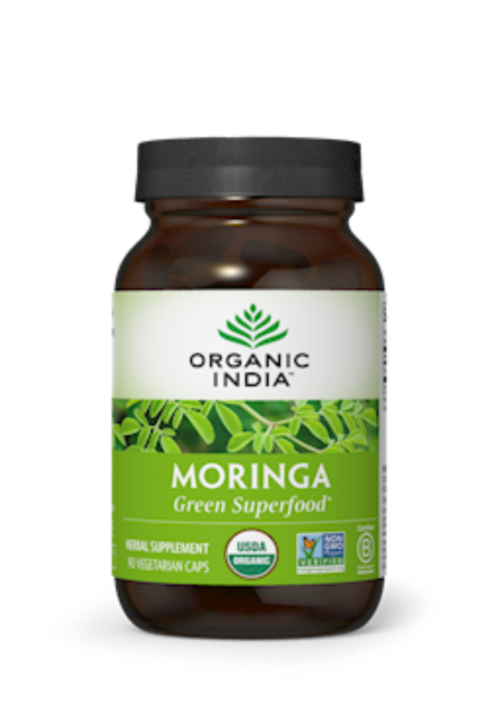 Moringa organic superfood supplement capsules by Organic India