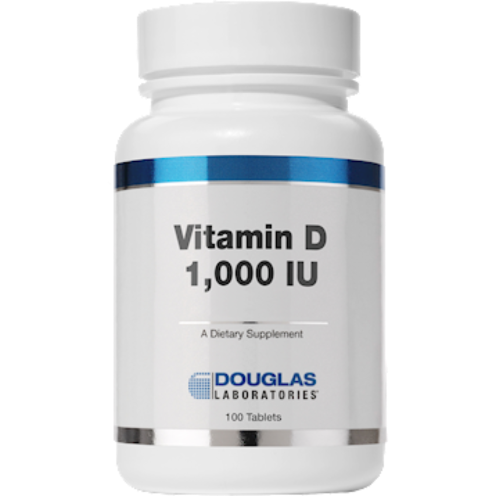 Vitamin D3 1000 IU tablets for bone and immune health by Douglas Laboratories
