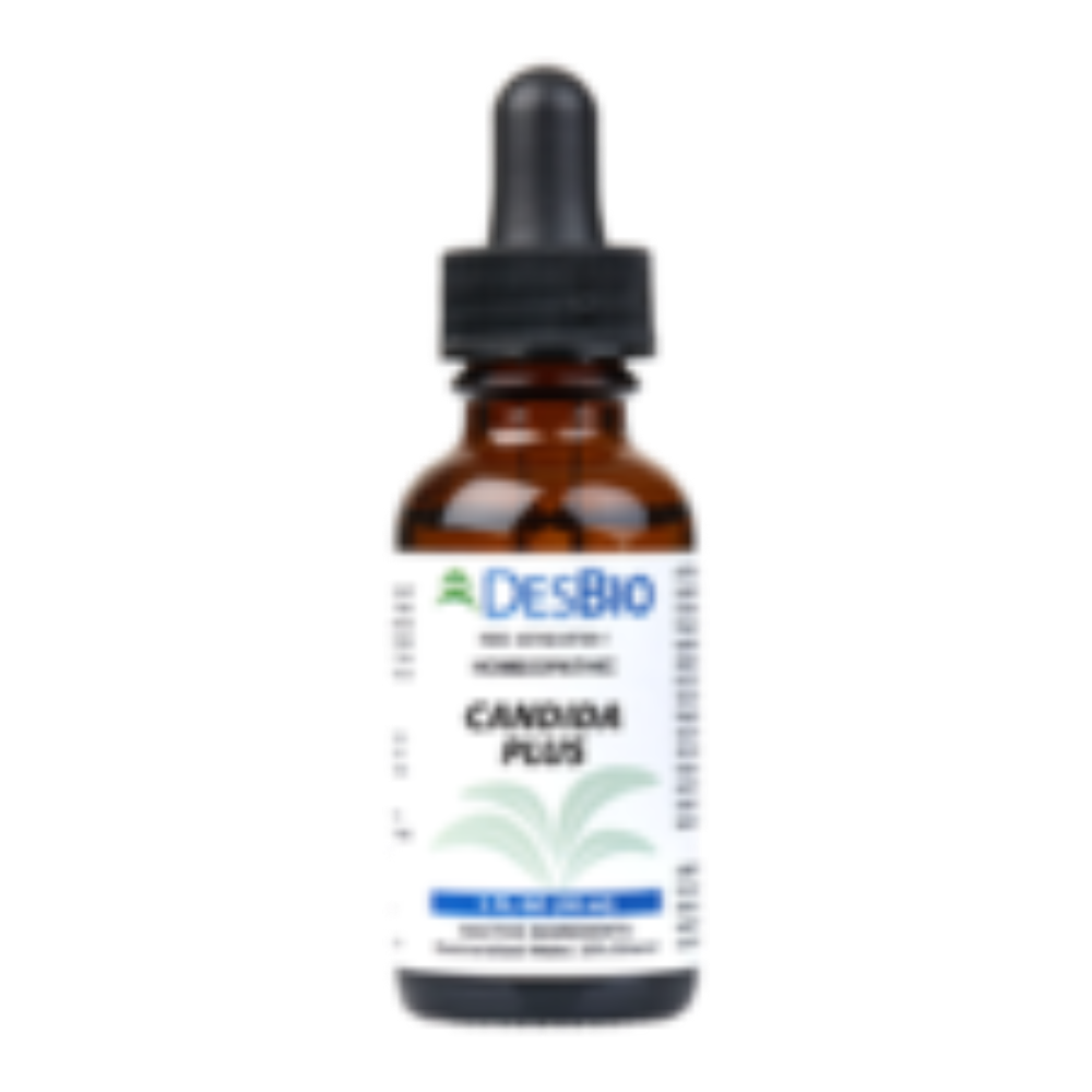 Candida Plus Homeopathic Drops yeast balance support bottle