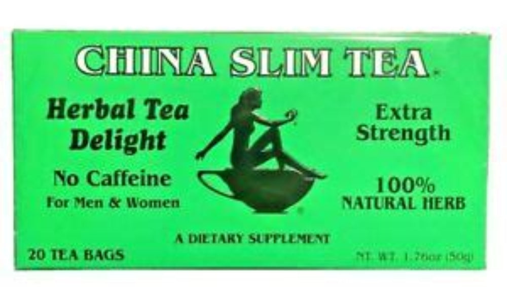 Slim Tea Extra Strength natural herbal detox tea with senna leaf