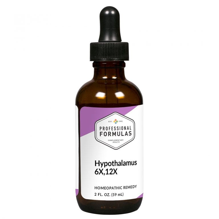 Hypothalamus 6X 12X homeopathic drops bottle by Professional Formulas - natural wellness support