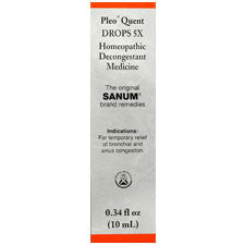 PLEO QUENT QUENTAKEHL isopathic support by Sanum