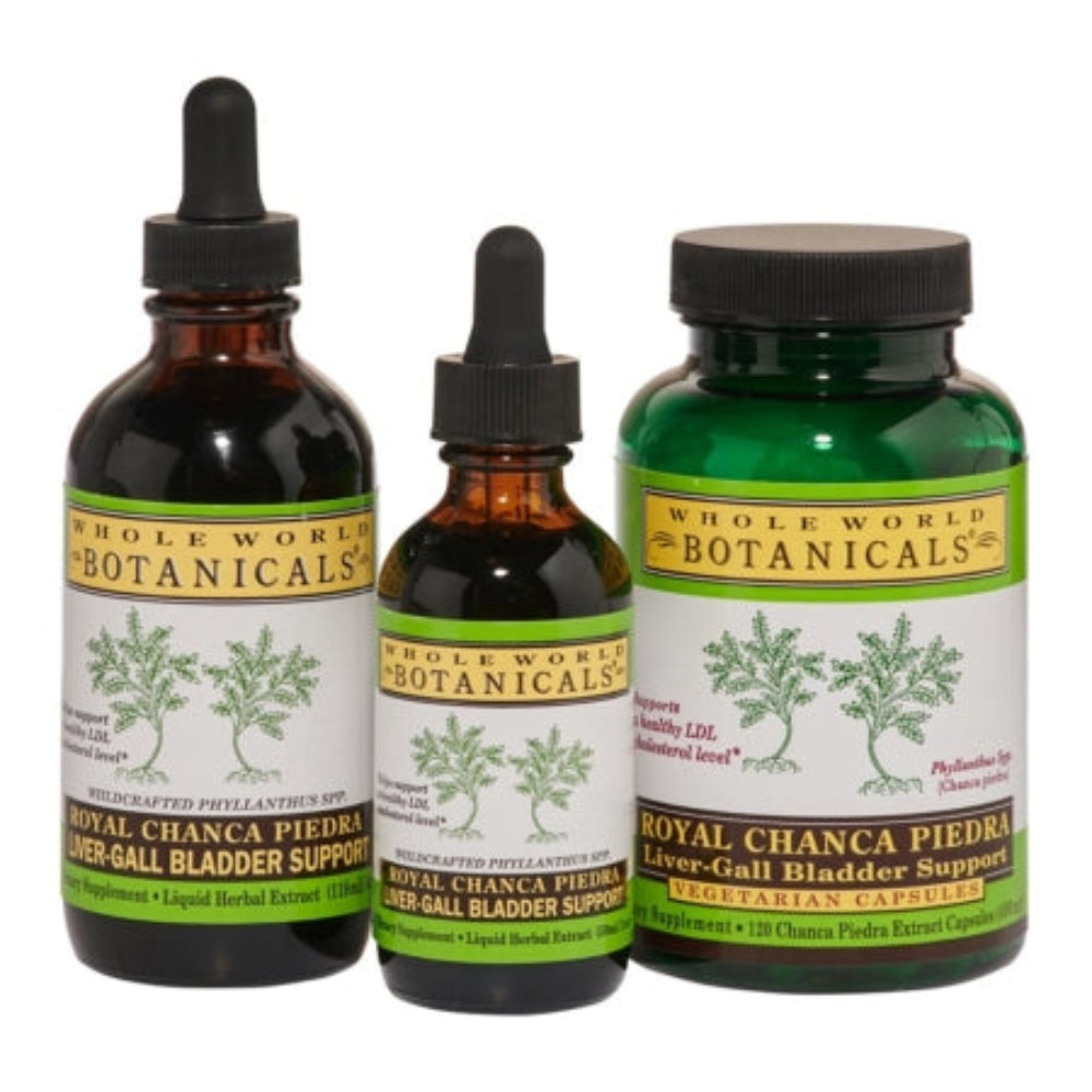 Royal Chanca Piedra liver and gallbladder support capsules by Whole World BotanicalsBotanicals