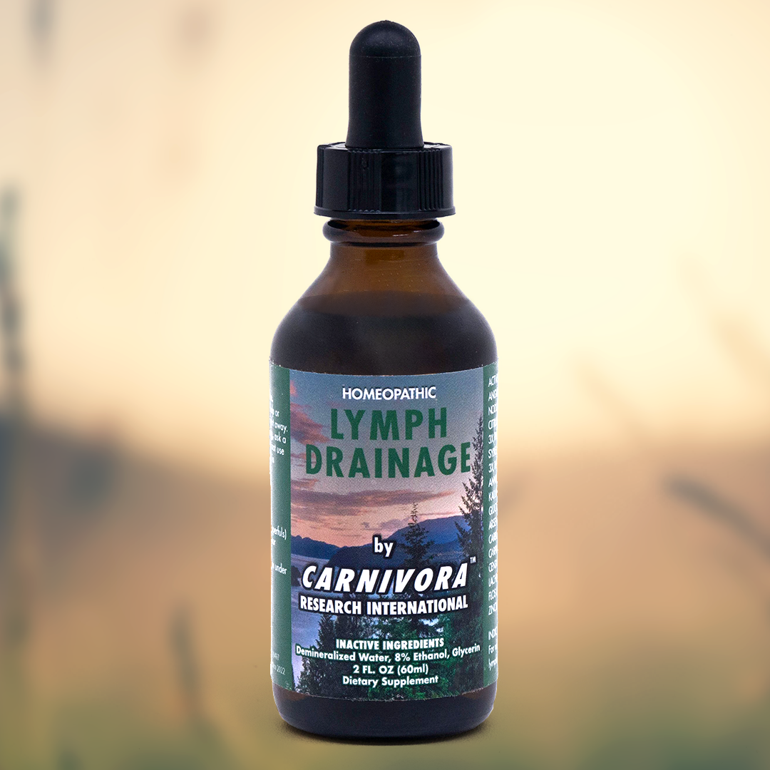 Lymph Drainage Homeopathic Formula 2 fl oz bottle - natural lymphatic system cleanse and swollen lymph gland relief drops