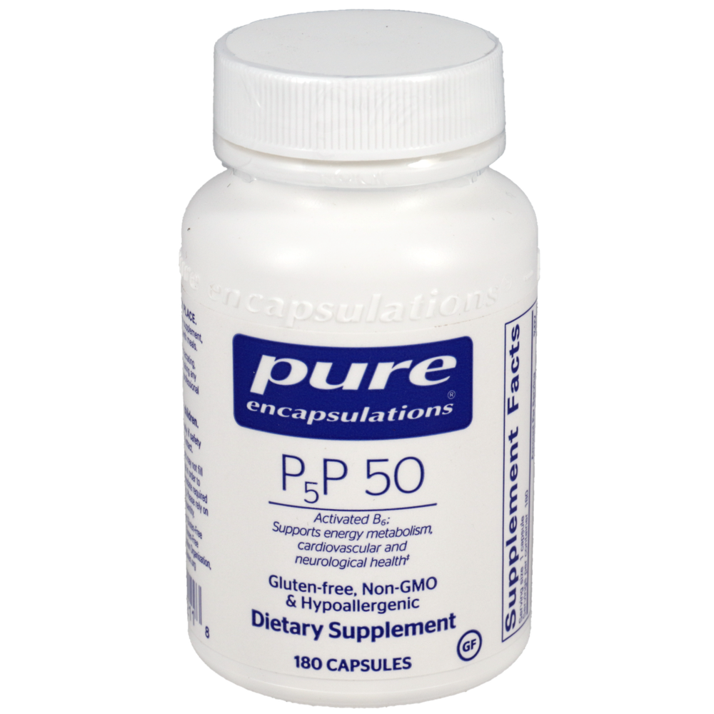 P5P 50 - Activated Vitamin B6 | 60 or 180 Vegan Capsules
