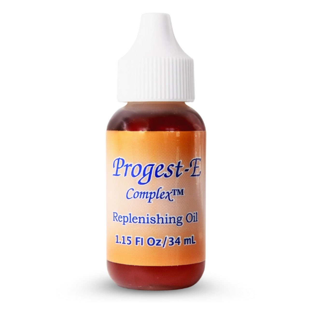 Progest-E Complex Natural Progesterone Oil 34ml bottle by Kenogen - Plant-derived progesterone in vitamin E formula for hormonal support