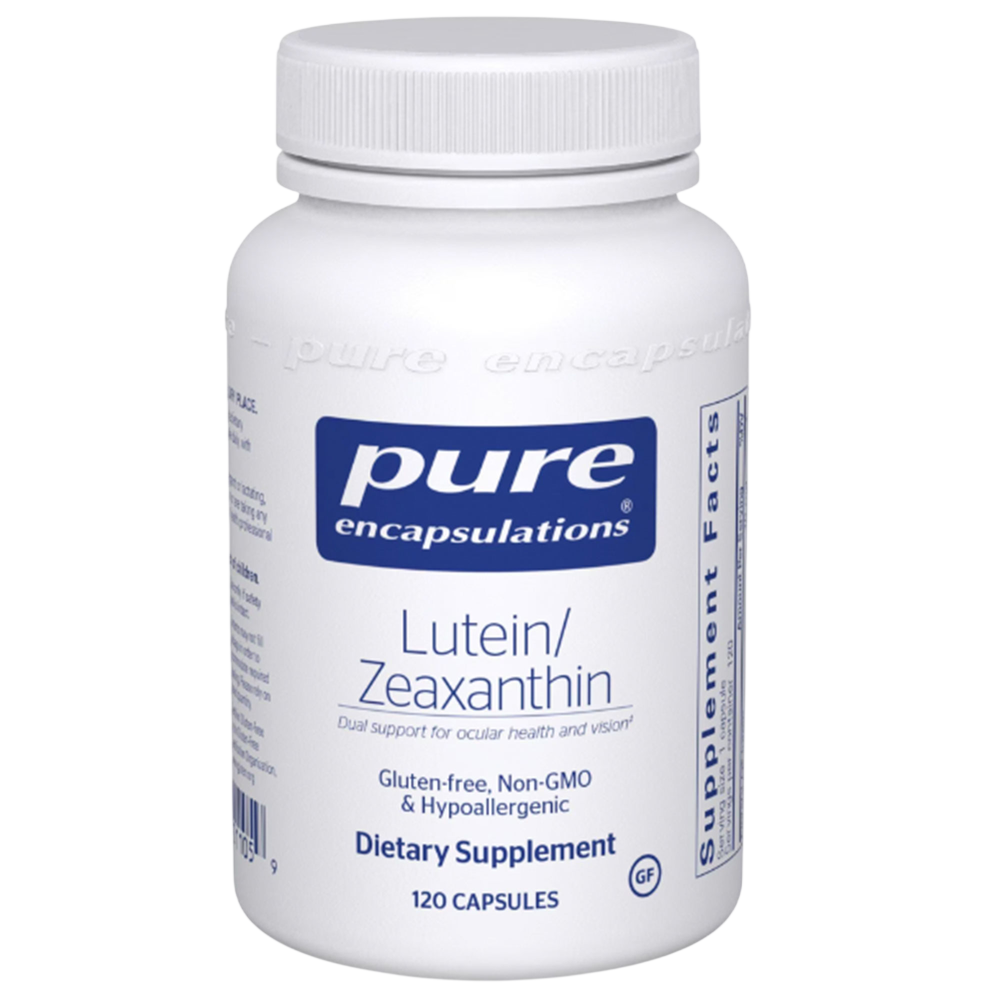 Pure Encapsulations Lutein 10 mg + Zeaxanthin 2 mg, 120 capsules