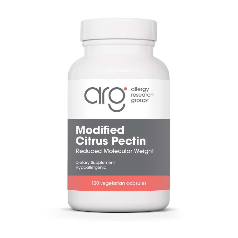 Modified Citrus Pectin 120 capsules bottle - MCP supplement for cardiovascular and cellular health support